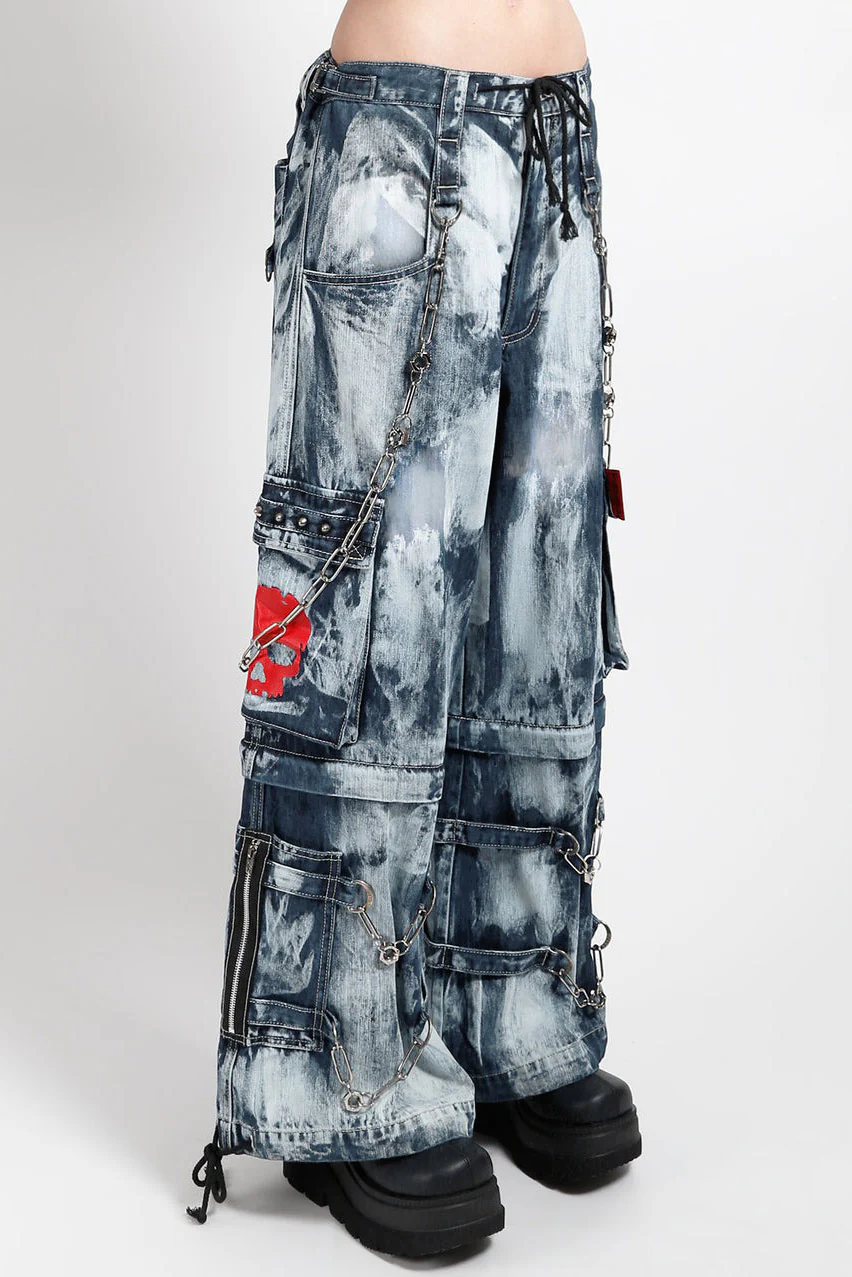 Tripp NYC Skull Pants [Indigo Denim Storm Wash] - Image 2