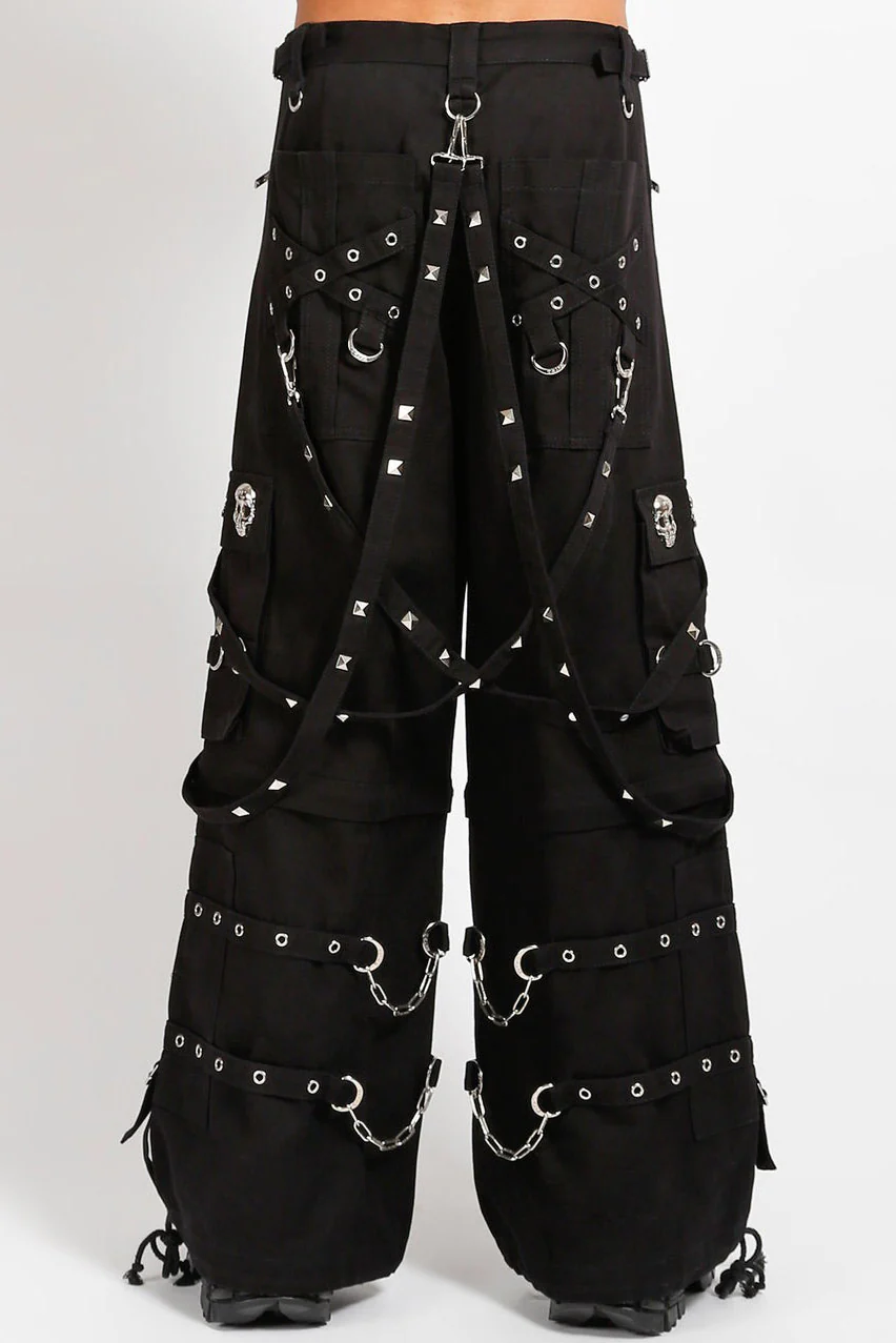 Tripp NYC Skull Stud Pants [BLACK/BLACK] - Image 4
