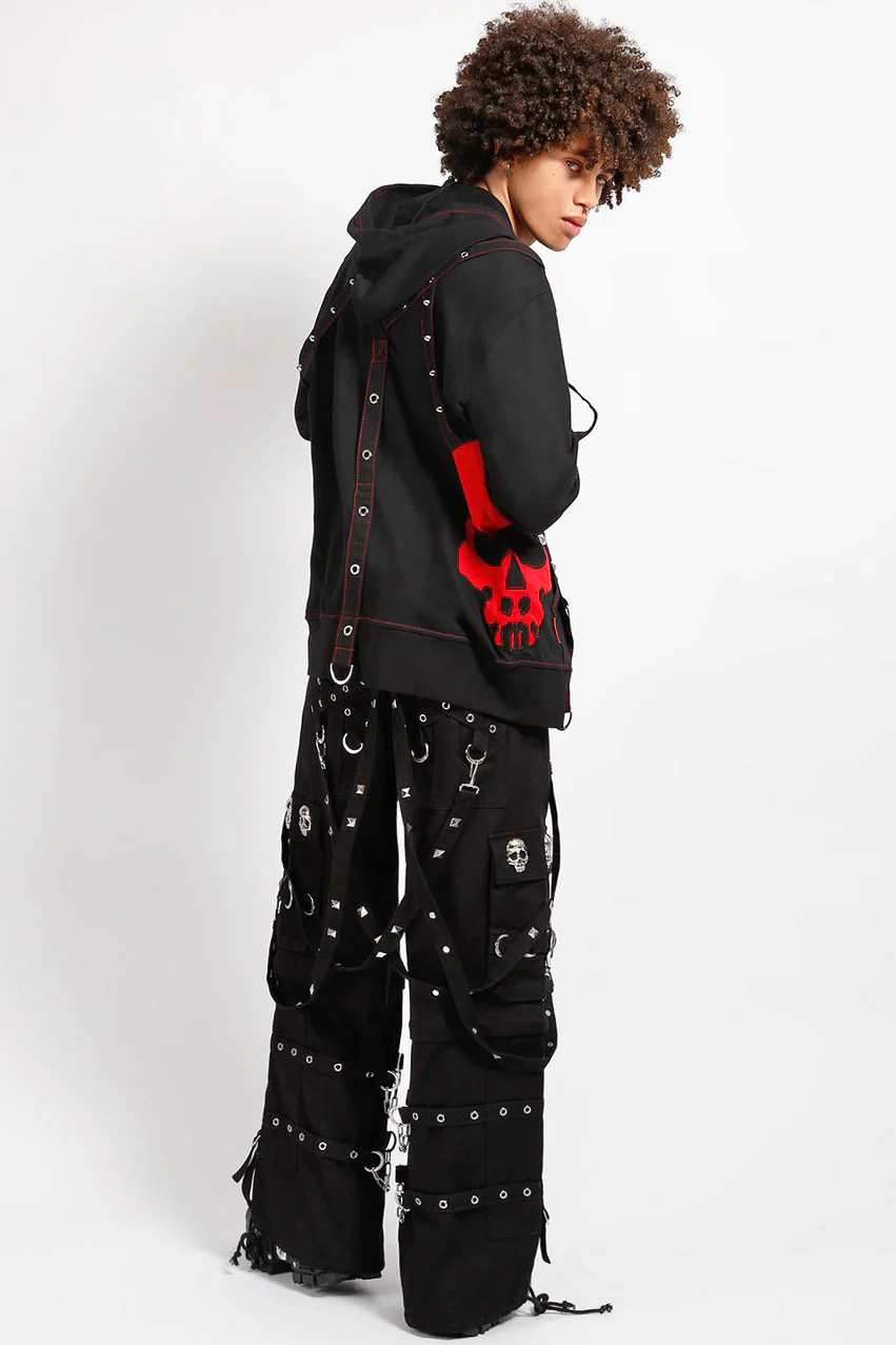 Tripp NYC Skull Stud Pants [BLACK/BLACK] - Image 6
