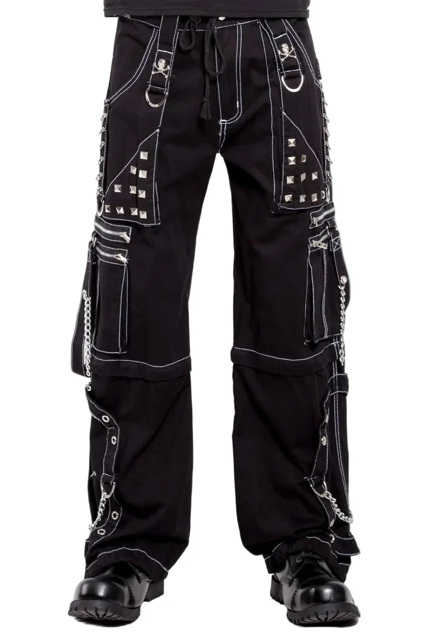 Tripp NYC Step Chain Pants [Black/White]