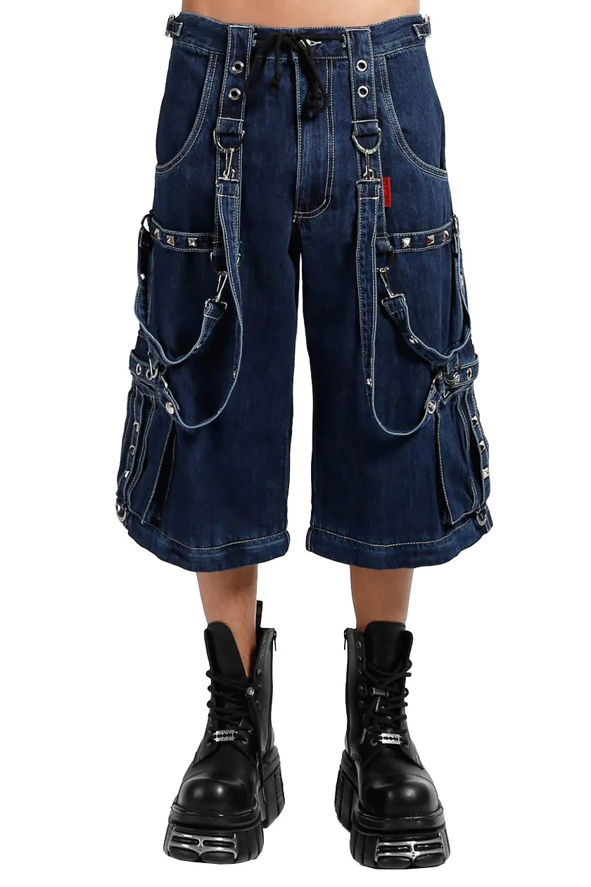 Tripp NYC Strap Zip-Off Pants [BLUE DENIM] - Image 4