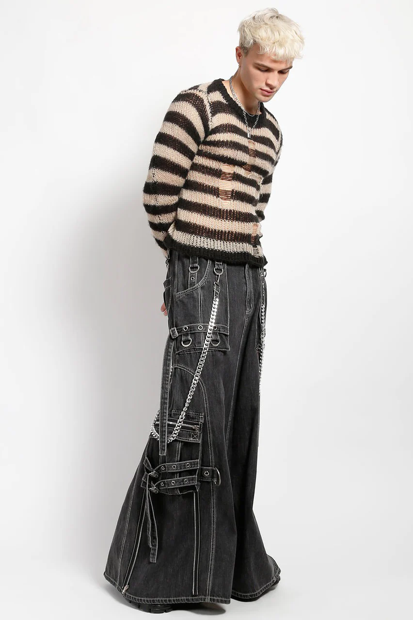 Tripp NYC Strength Skirt [BLACK DENIM] - Image 6