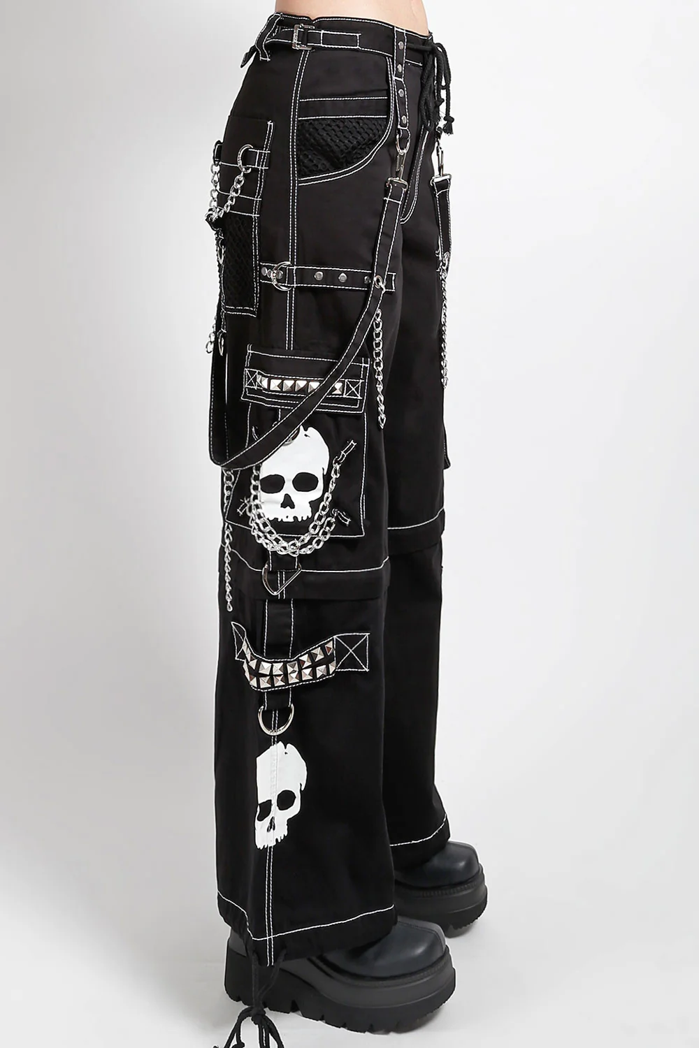 Tripp NYC Super Skull Pants [Black/White] - Image 8