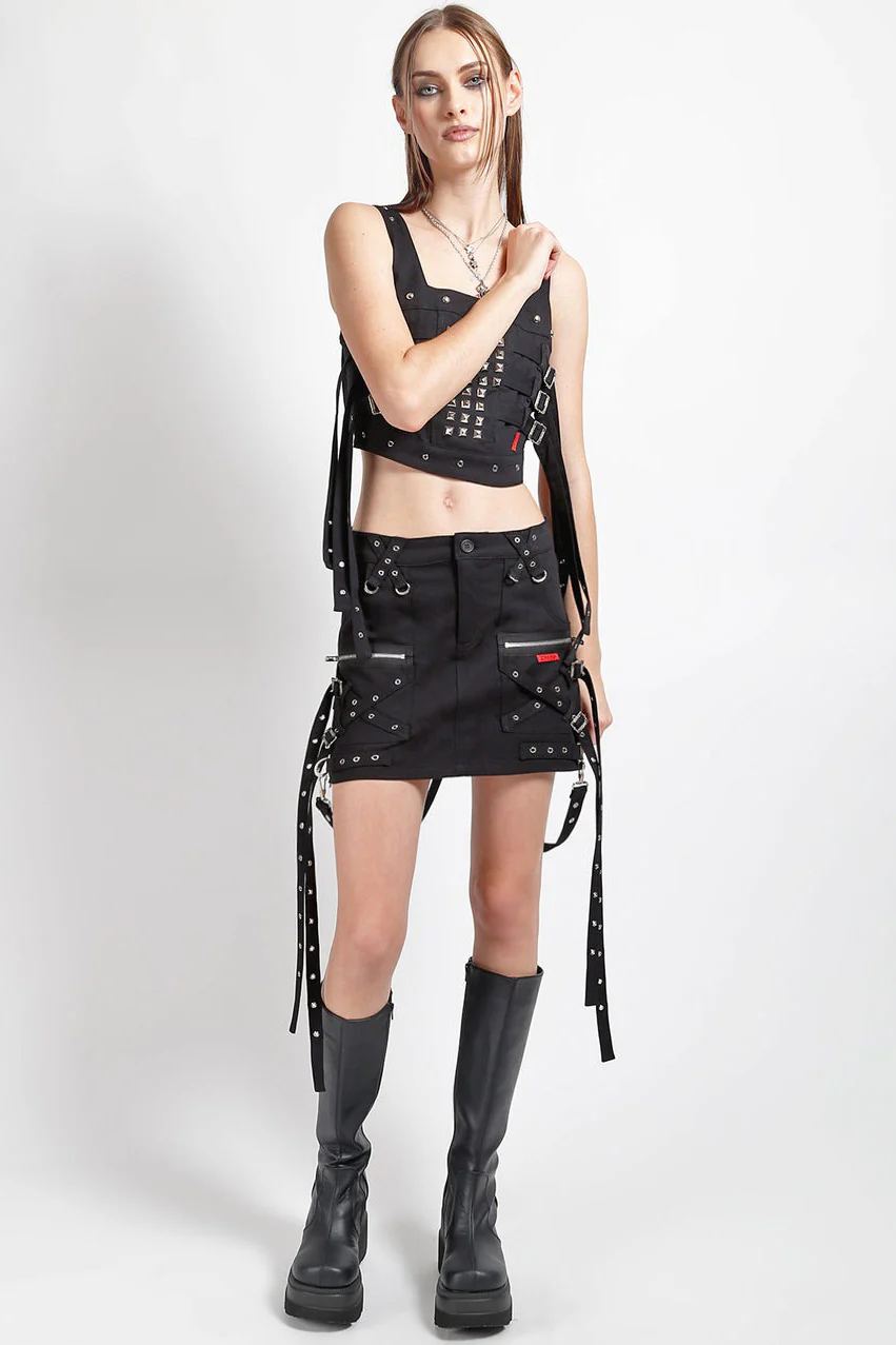 Tripp NYC Super Strap Skirt [Black] - Image 2