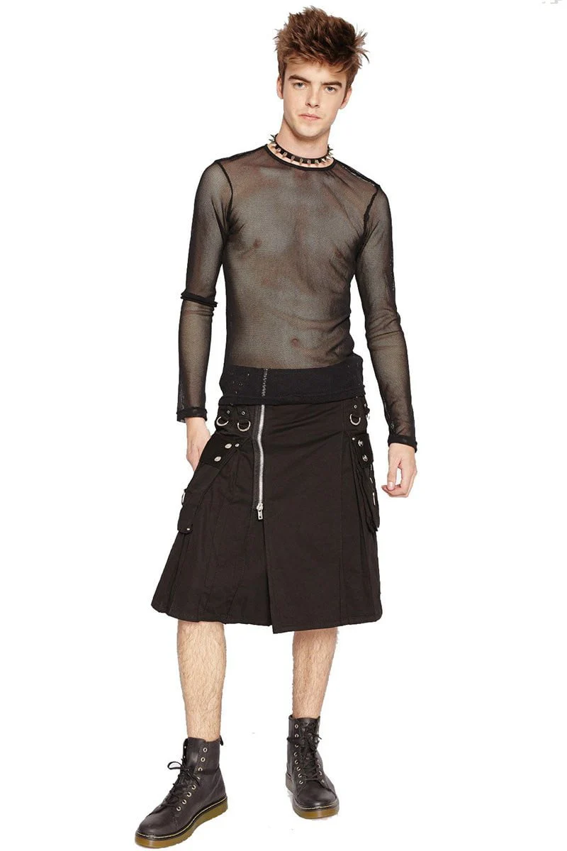Tripp NYC Super Utility Kilt [Black] - Image 3