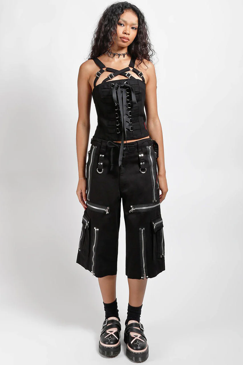 Tripp NYC Super Zip Shorts [Black] - Image 8
