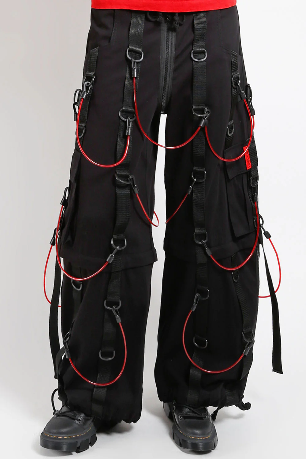 Tripp NYC Transfusion Pants [Black/Red] - Image 10