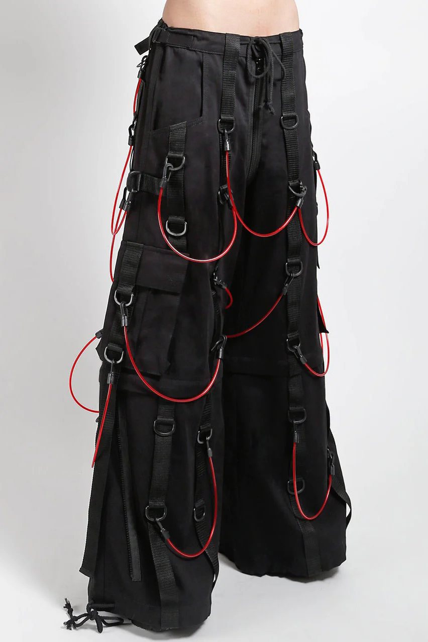 Tripp NYC Transfusion Pants [Black/Red] - Image 2