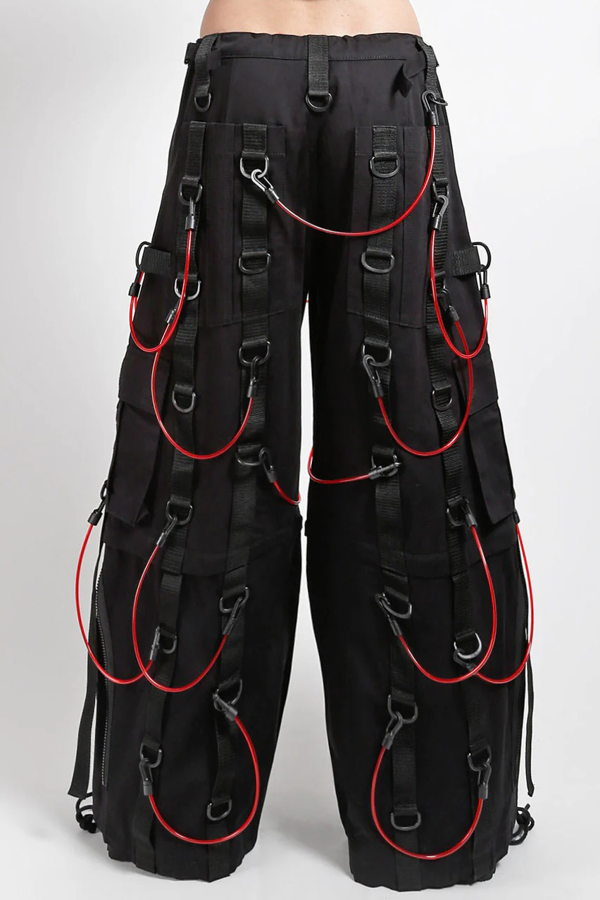 Tripp NYC Transfusion Pants [Black/Red] - Image 3