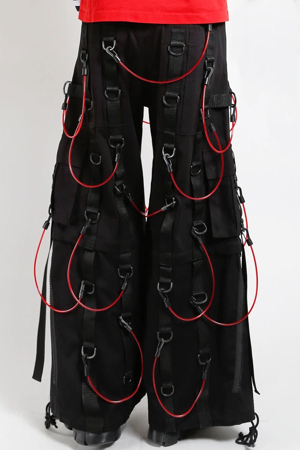 Tripp NYC Transfusion Pants [Black/Red] - Image 8