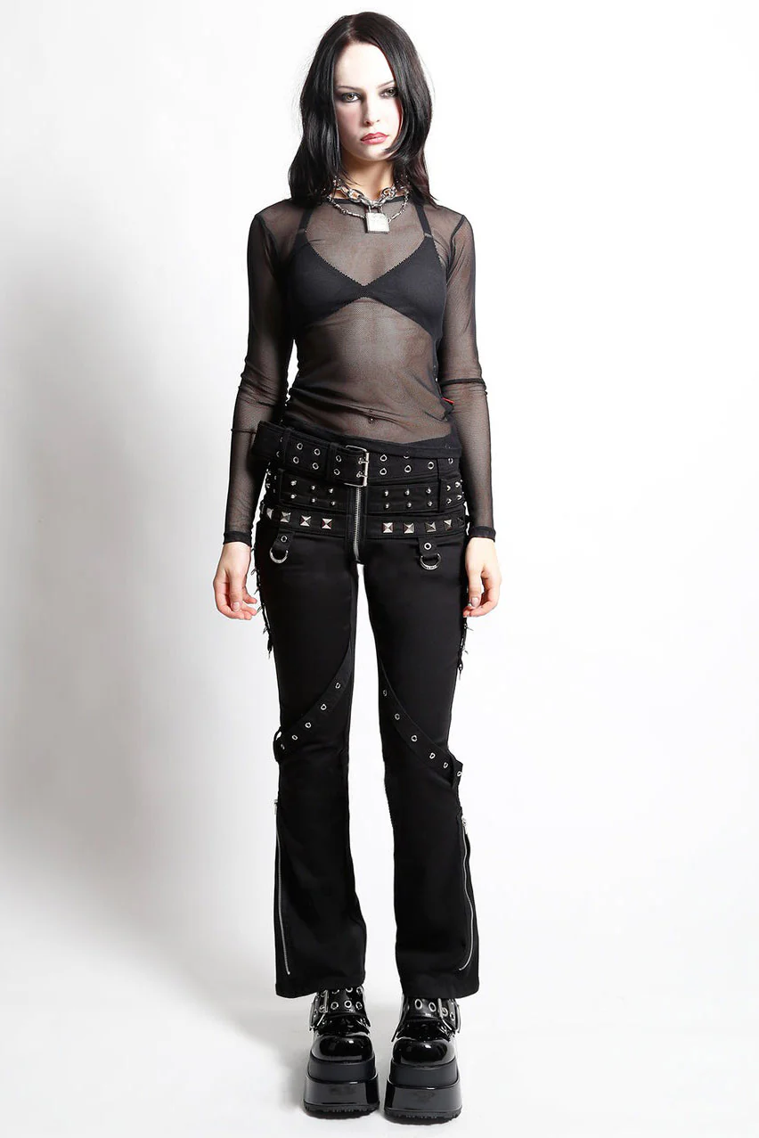 Tripp NYC Triple Belted Pants [Black] - Image 2