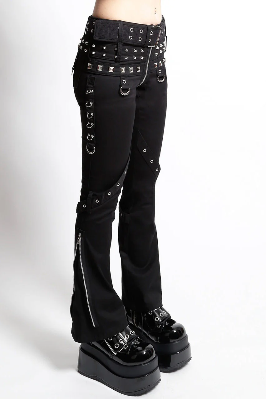 Tripp NYC Triple Belted Pants [Black] - Image 3