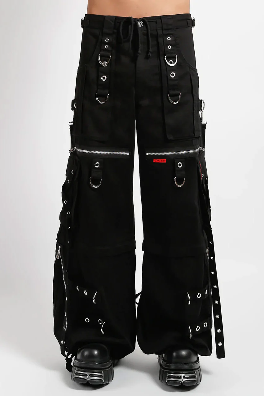 Tripp NYC X-Strap Zip Off Pants [BLACK/BLACK]