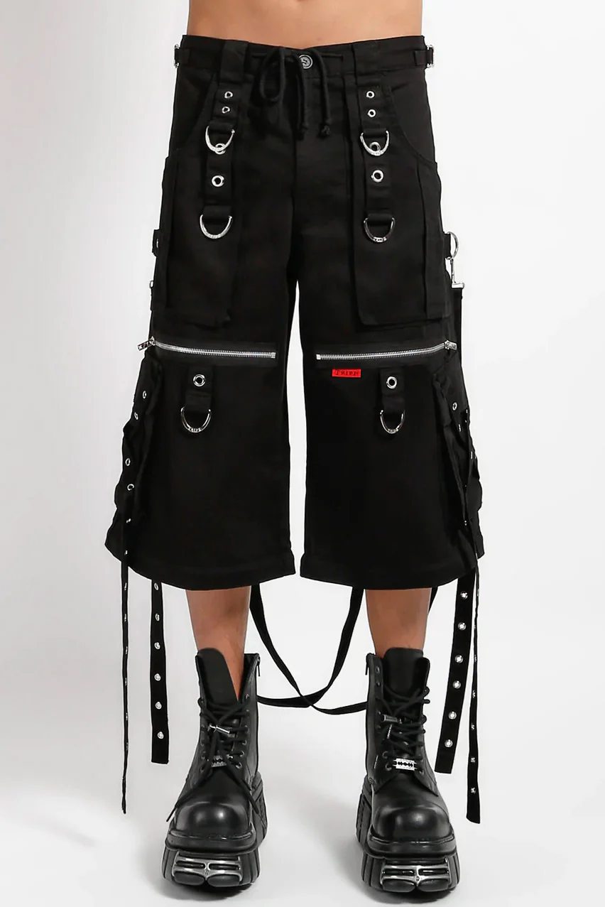 Tripp NYC X-Strap Zip Off Pants [BLACK/BLACK] - Image 4