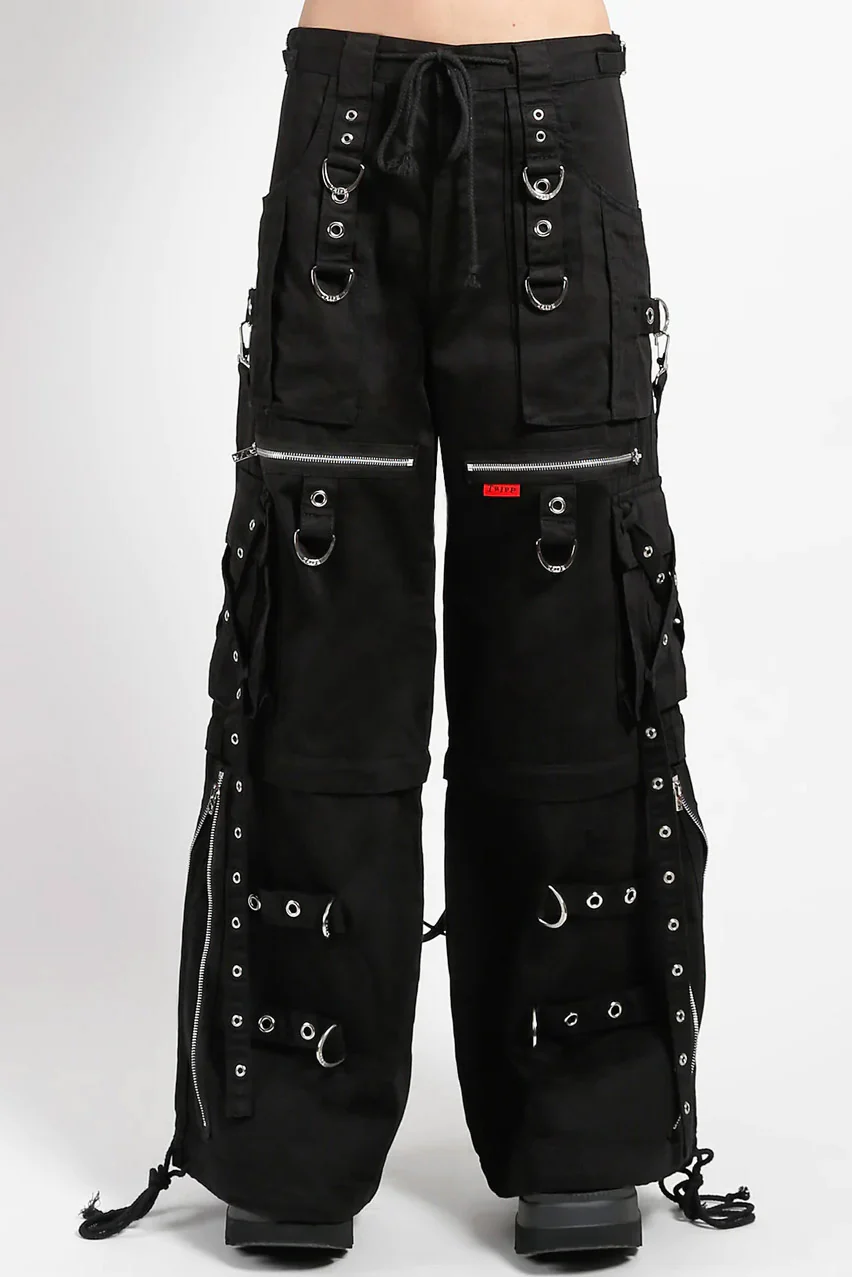 Tripp NYC X-Strap Zip Off Pants [BLACK/BLACK] - Image 6