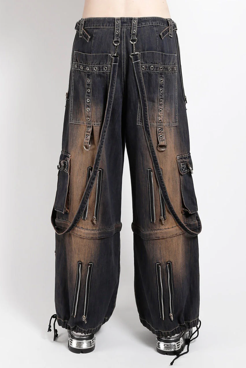 Tripp NYC Zip Lock Pants [Dirty Wash Blue Denim] - Image 3