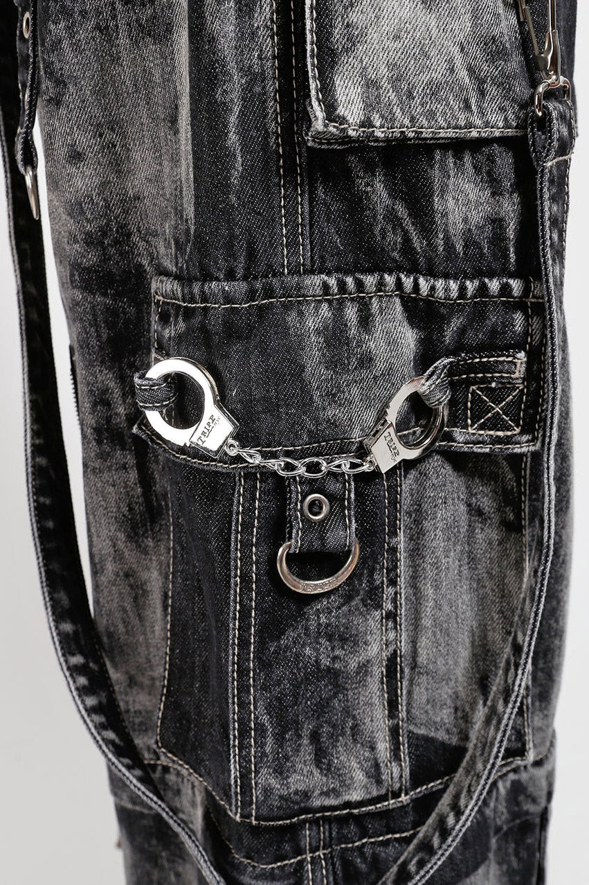 Tripp NYC Zip Lock Storm Wash Pants [Black Denim] - Image 7