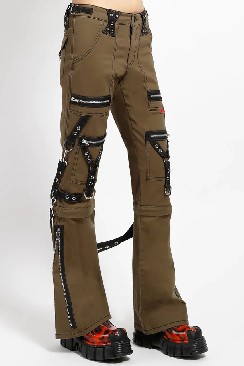 Tripp NYC Zip Militia Pants [ARMY GREEN] - Image 2