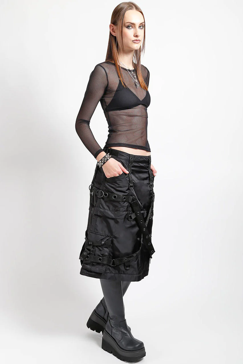 Tripp NYC Zip Off Mega Nylon Skirt - Image 6