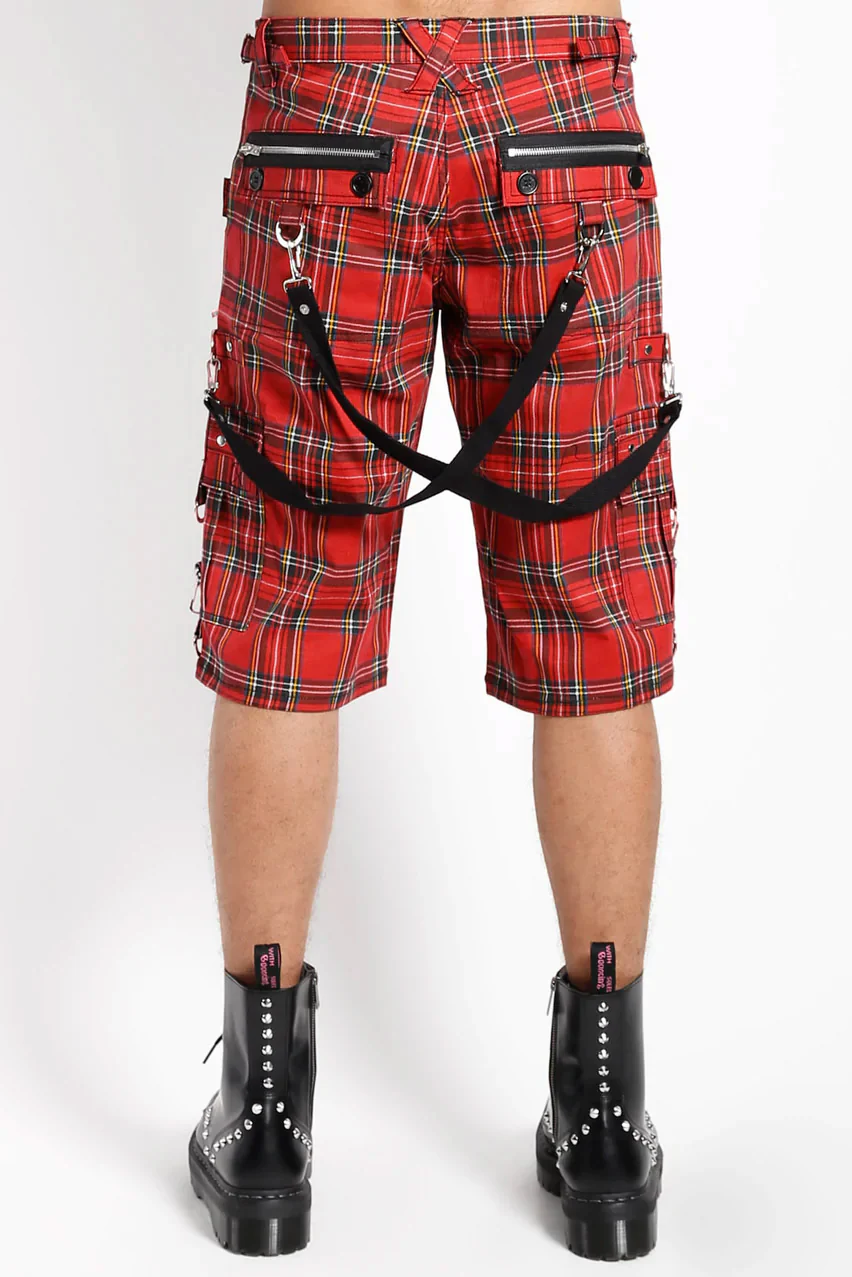 Tripp Punk Shorts [Red Plaid] - Image 3