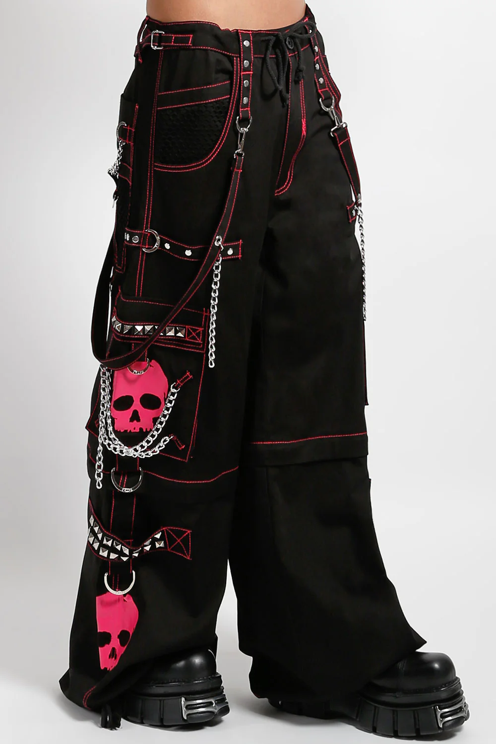 Tripp Super Skull Pants [Black/Pink] - Image 16
