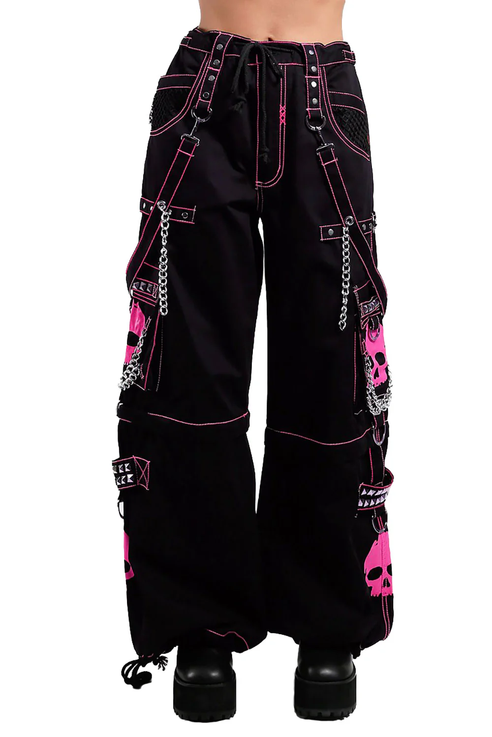 Tripp Super Skull Pants [Black/Pink] - Image 4