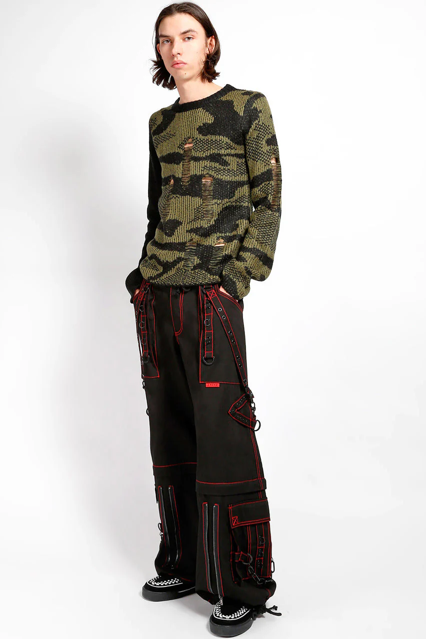 Tripp Super Stud Pants [Black/Red] - Image 5