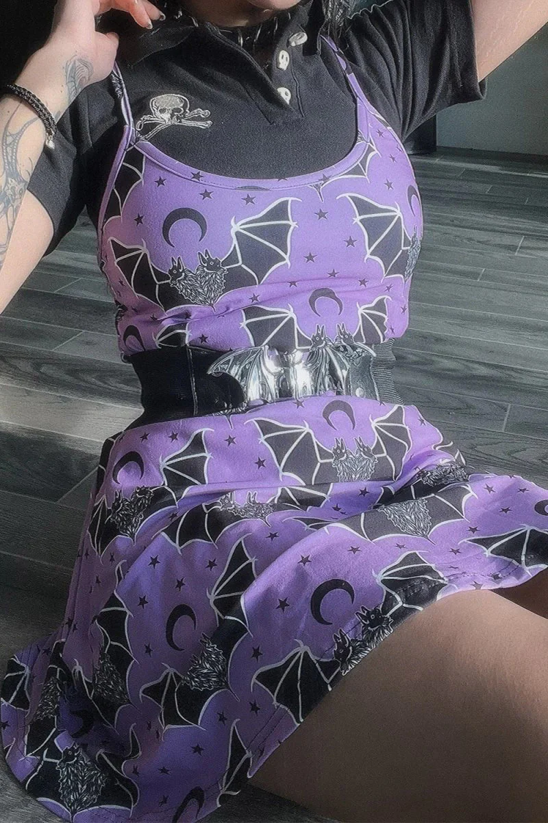 Two Headed Bat Skater Dress - Image 8