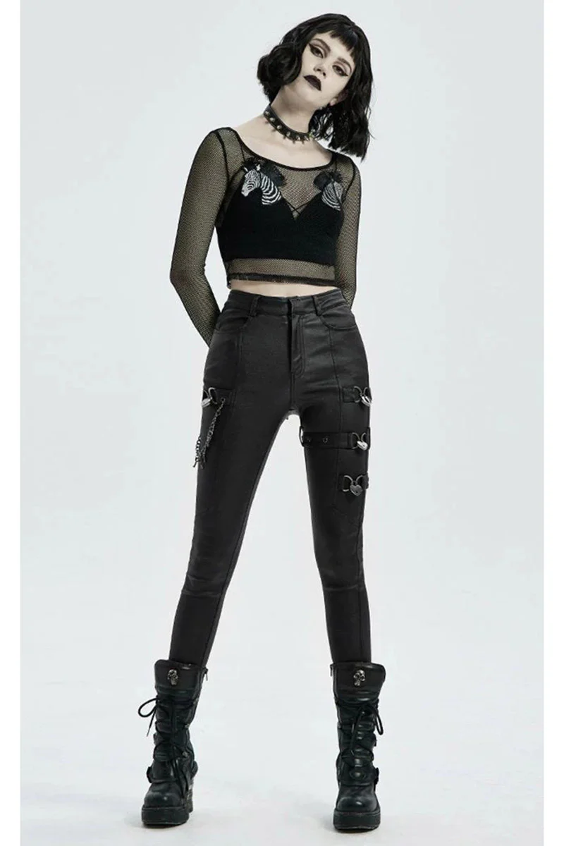 Under Lock & Key Leather Pants - Image 2