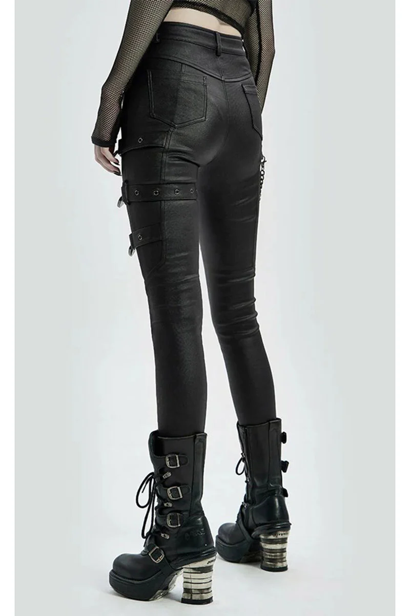 Under Lock & Key Leather Pants - Image 5