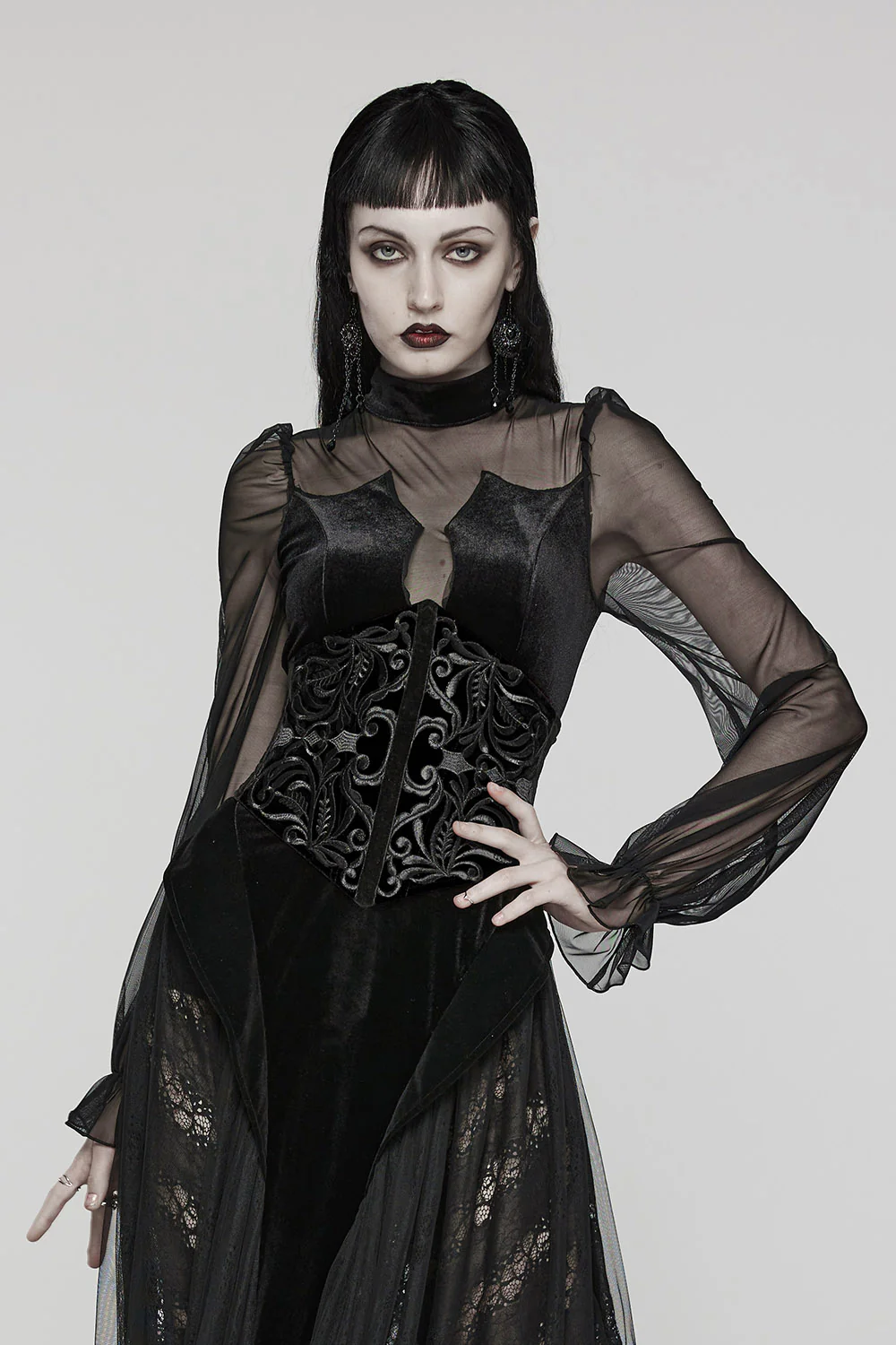 Underworld Underbust Corset [Black]