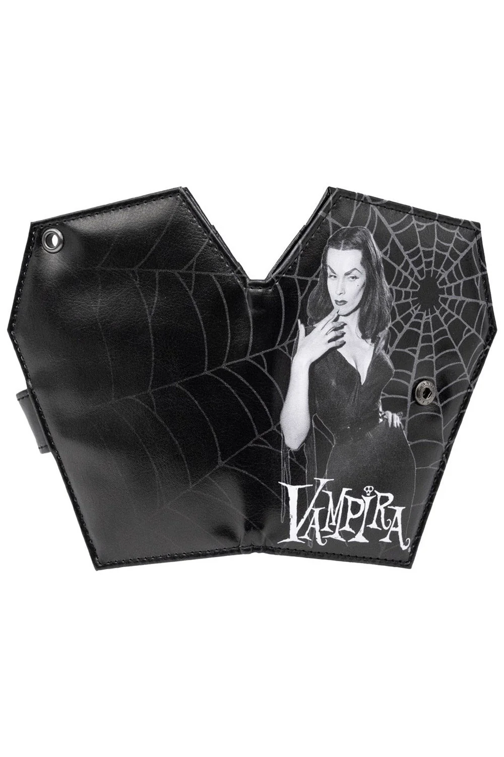 Vampira Cobweb Coffin Wallet - Image 2