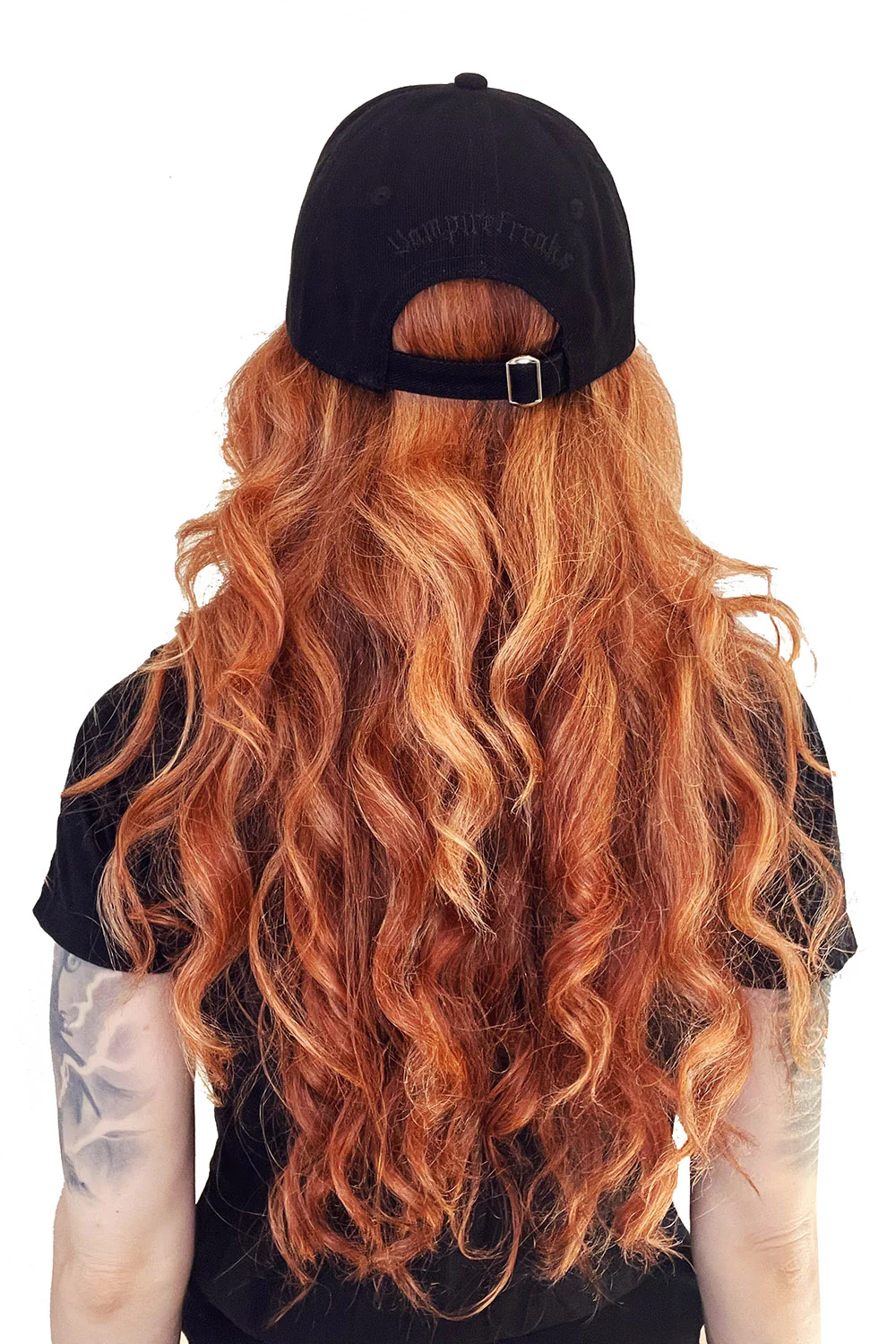 Vampire Bat Pierced Baseball Cap [Black] - Image 25