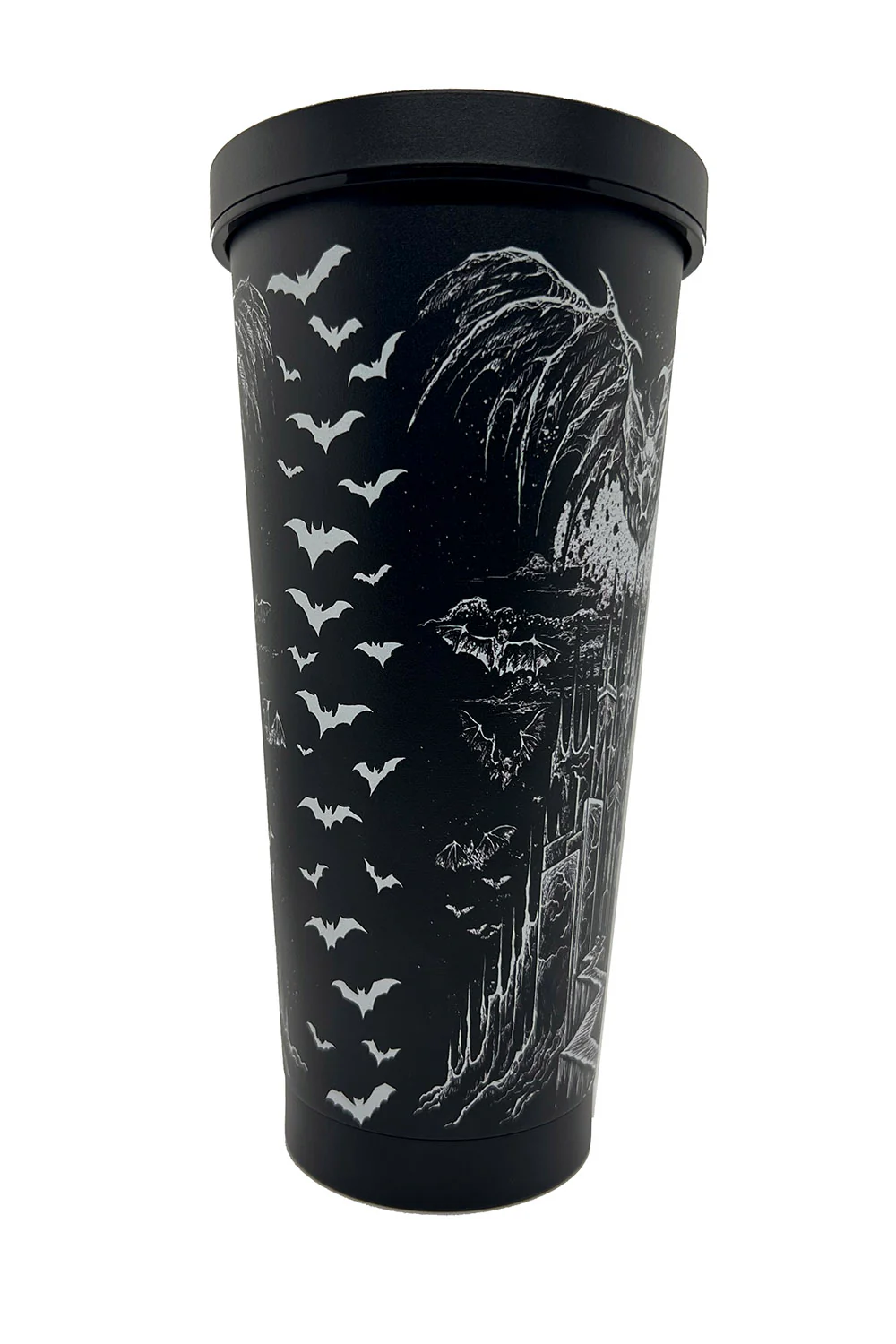 Vampire Castle Cold Brew Tumbler with Straw - Image 6