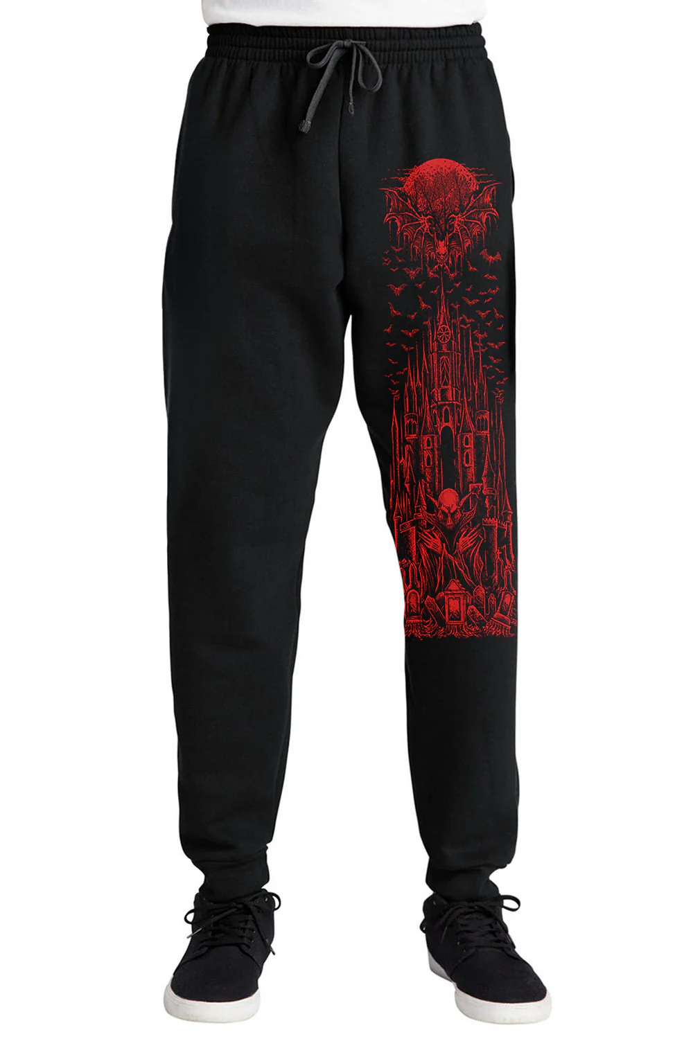 Vampire Castle Joggers [Blood Red] - Image 5