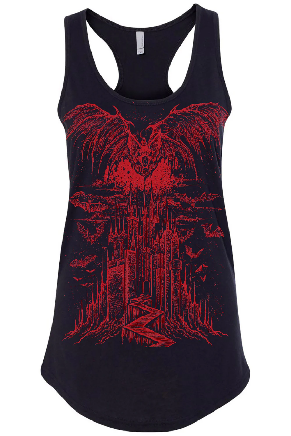 Vampire Castle T-shirt [BLOOD RED] - Image 9