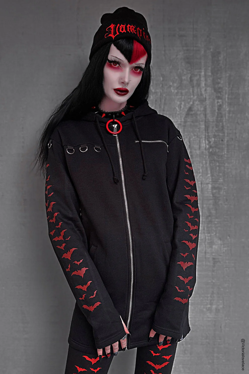 Vampire Castle Ultramage Hoodie [RED] - Image 3