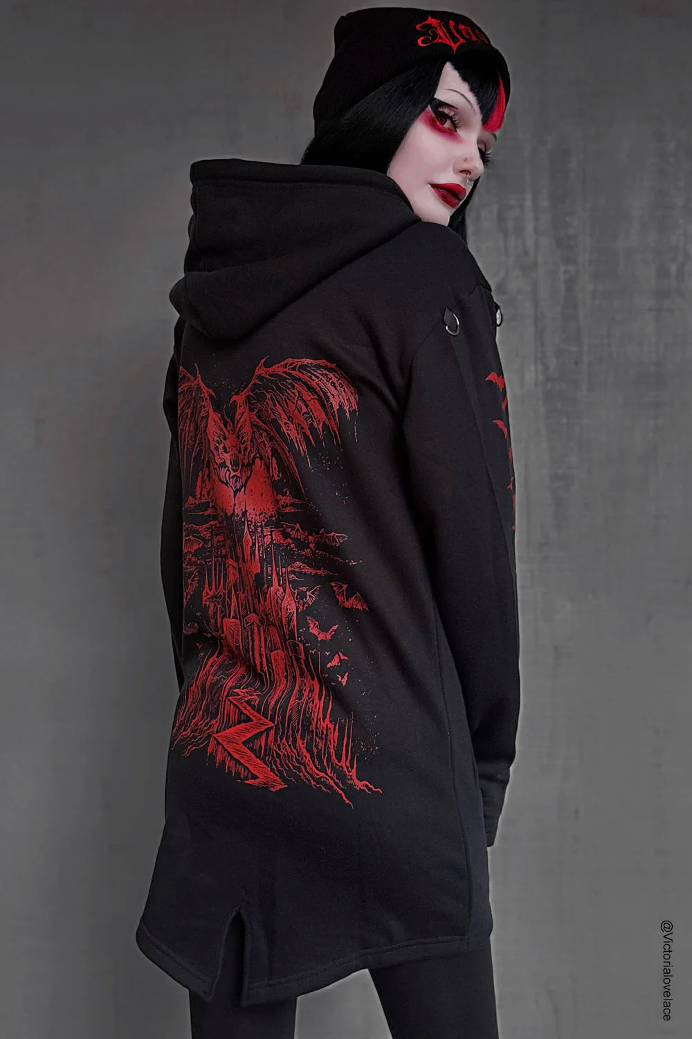 Vampire Castle Ultramage Hoodie [RED] - Image 6