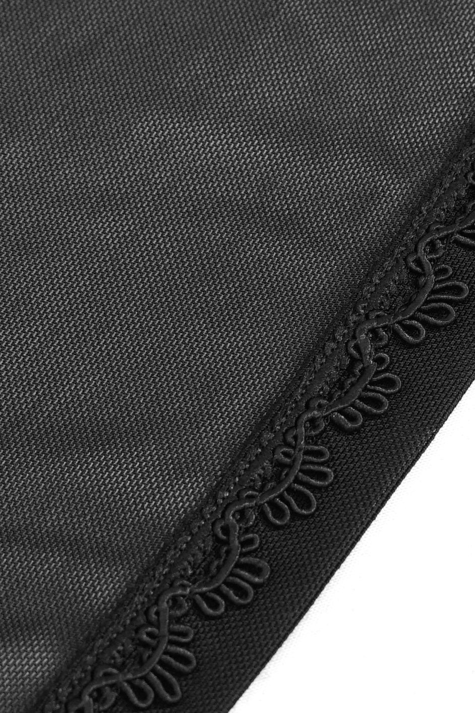 Vampire Funeral Lace Mesh Cape - Image 6