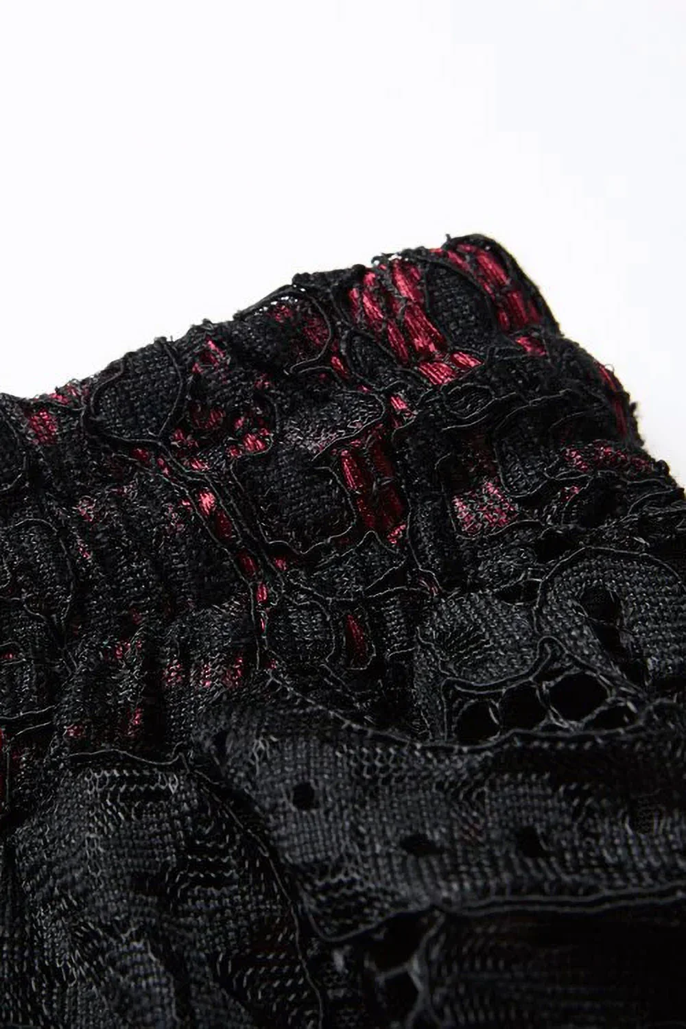 Vampire Goth Maxi Skirt [Red] - Image 8