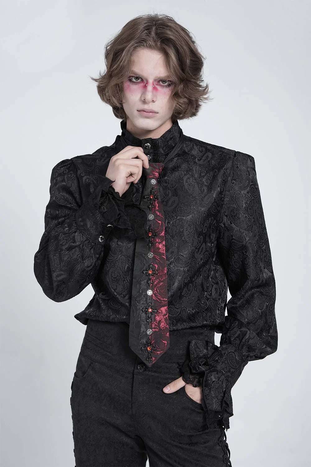 Vampire Manor Gothic Cross Necktie - Image 2