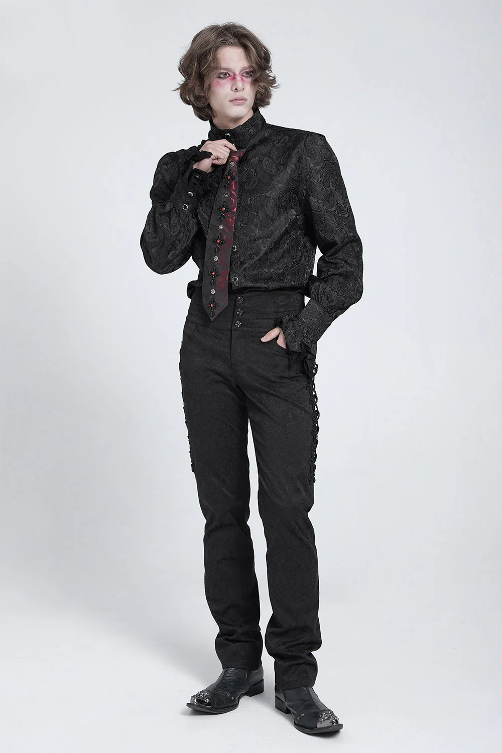 Vampire Manor Gothic Cross Necktie - Image 5