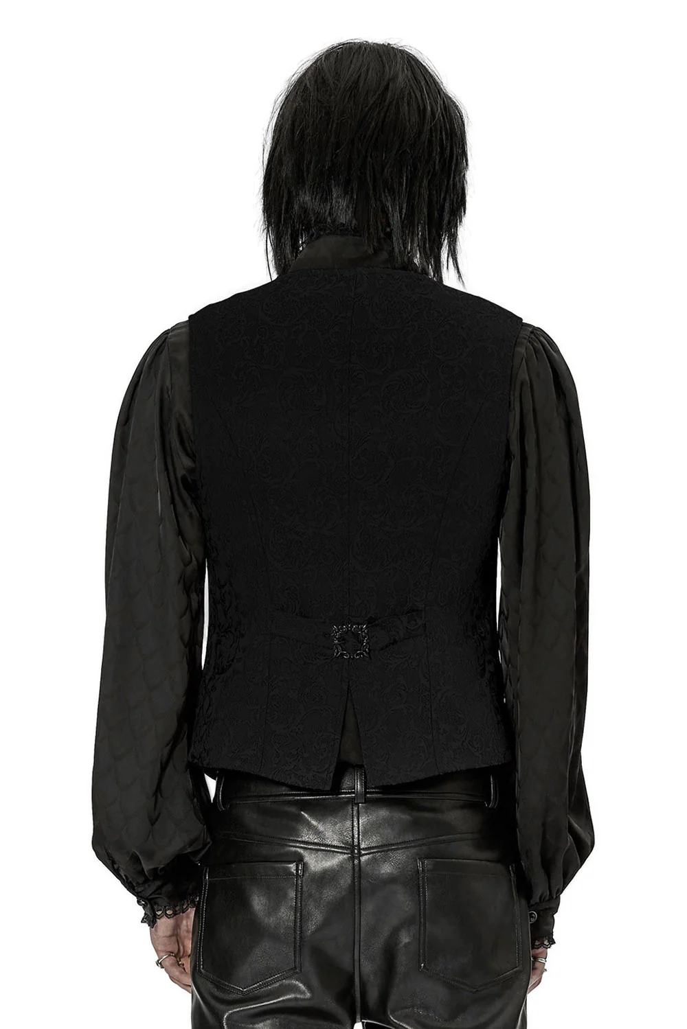 Vampire Tendencies Victorian Goth Vest [Black] - Image 6
