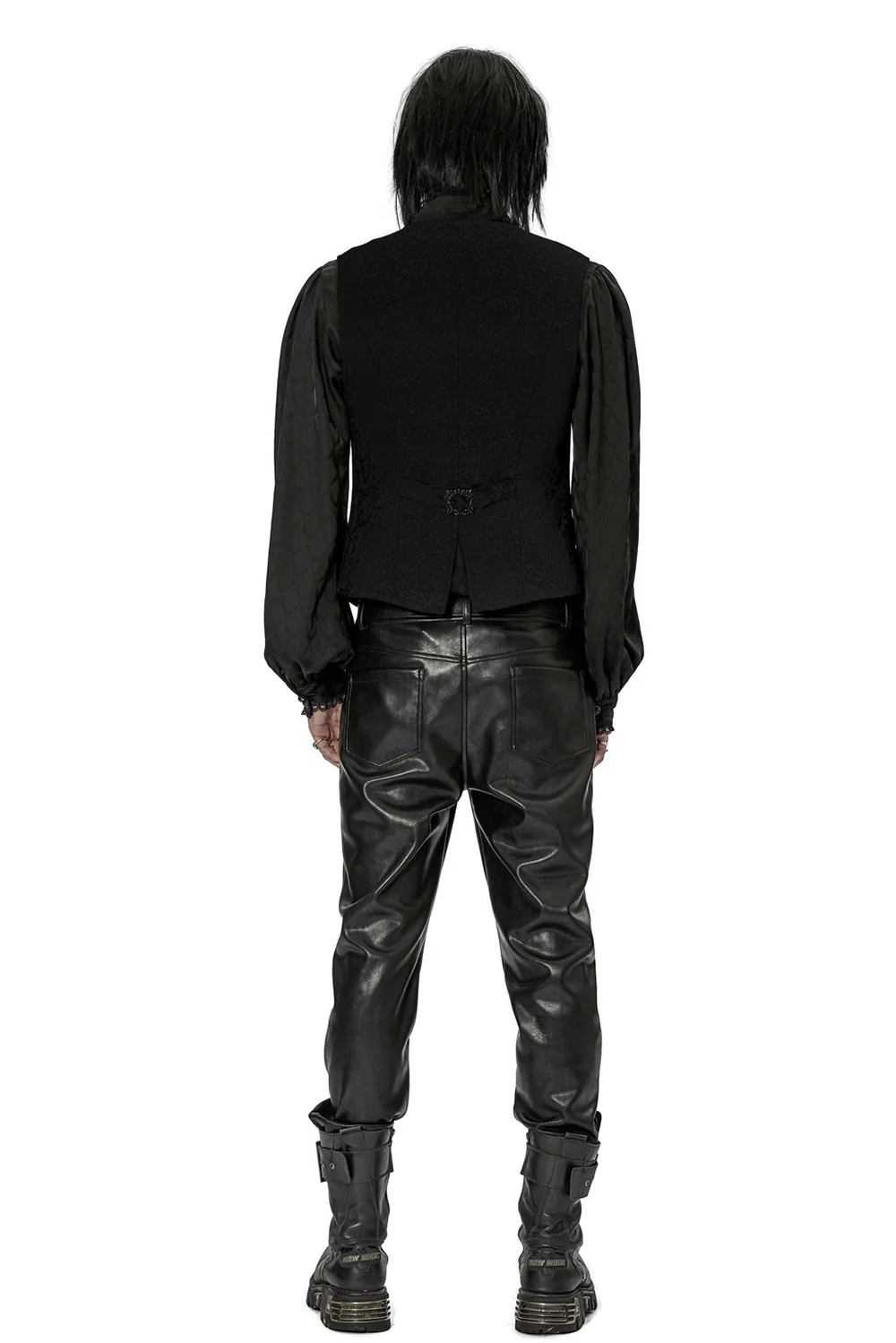 Vampire Tendencies Victorian Goth Vest [Black] - Image 8