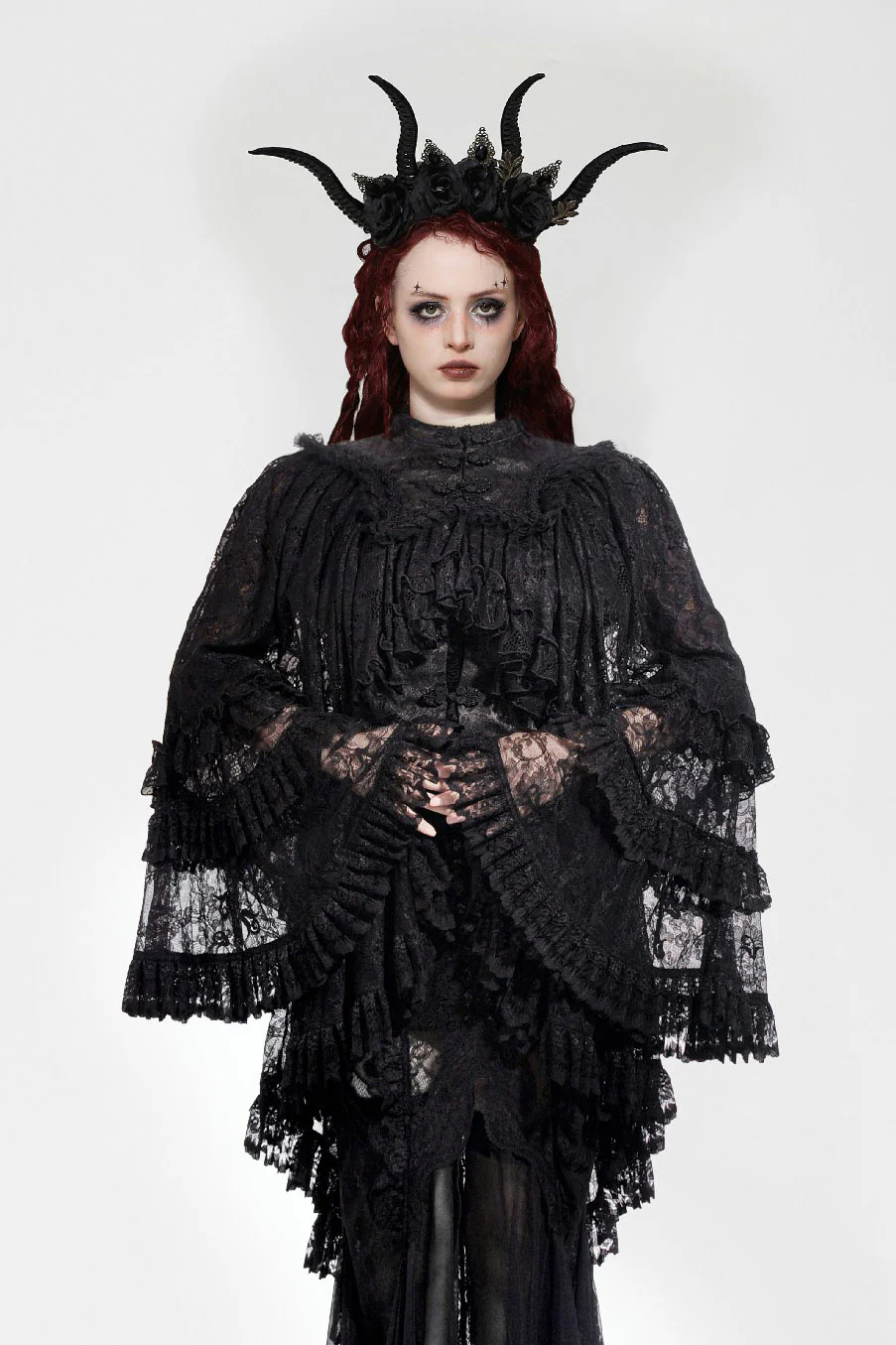 Vampire Vatican Lace Cloak - Image 3