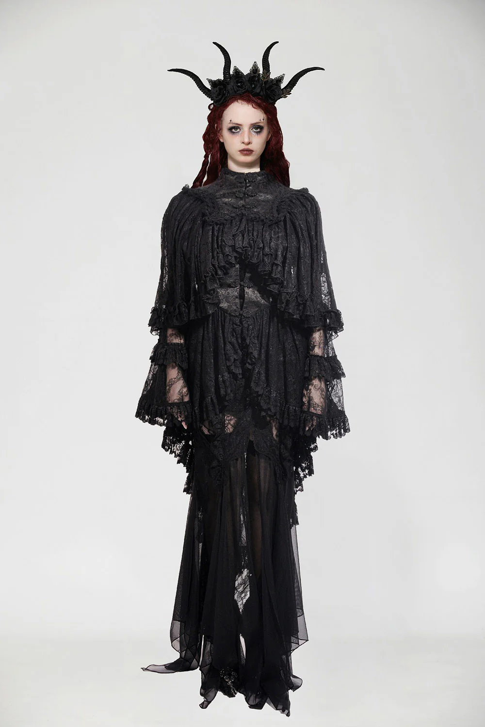 Vampire Vatican Lace Cloak - Image 4