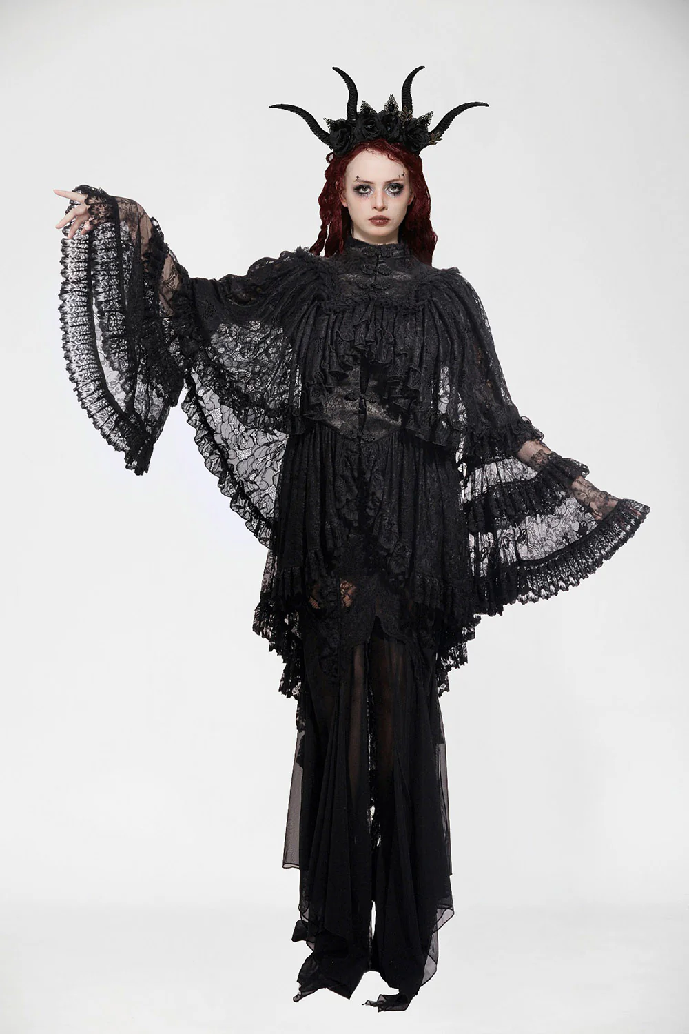 Vampire Vatican Lace Cloak - Image 5