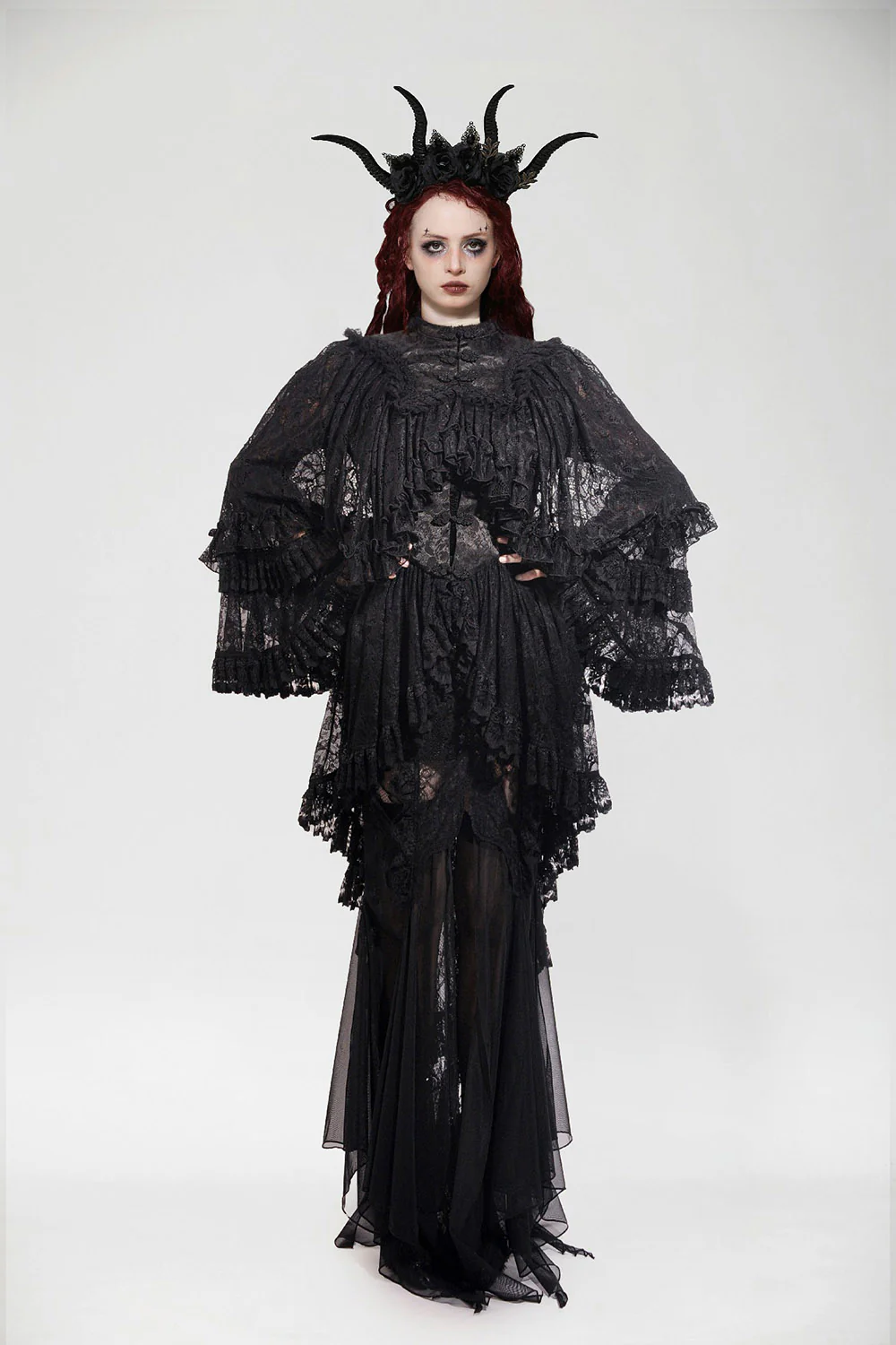 Vampire Vatican Lace Cloak - Image 6