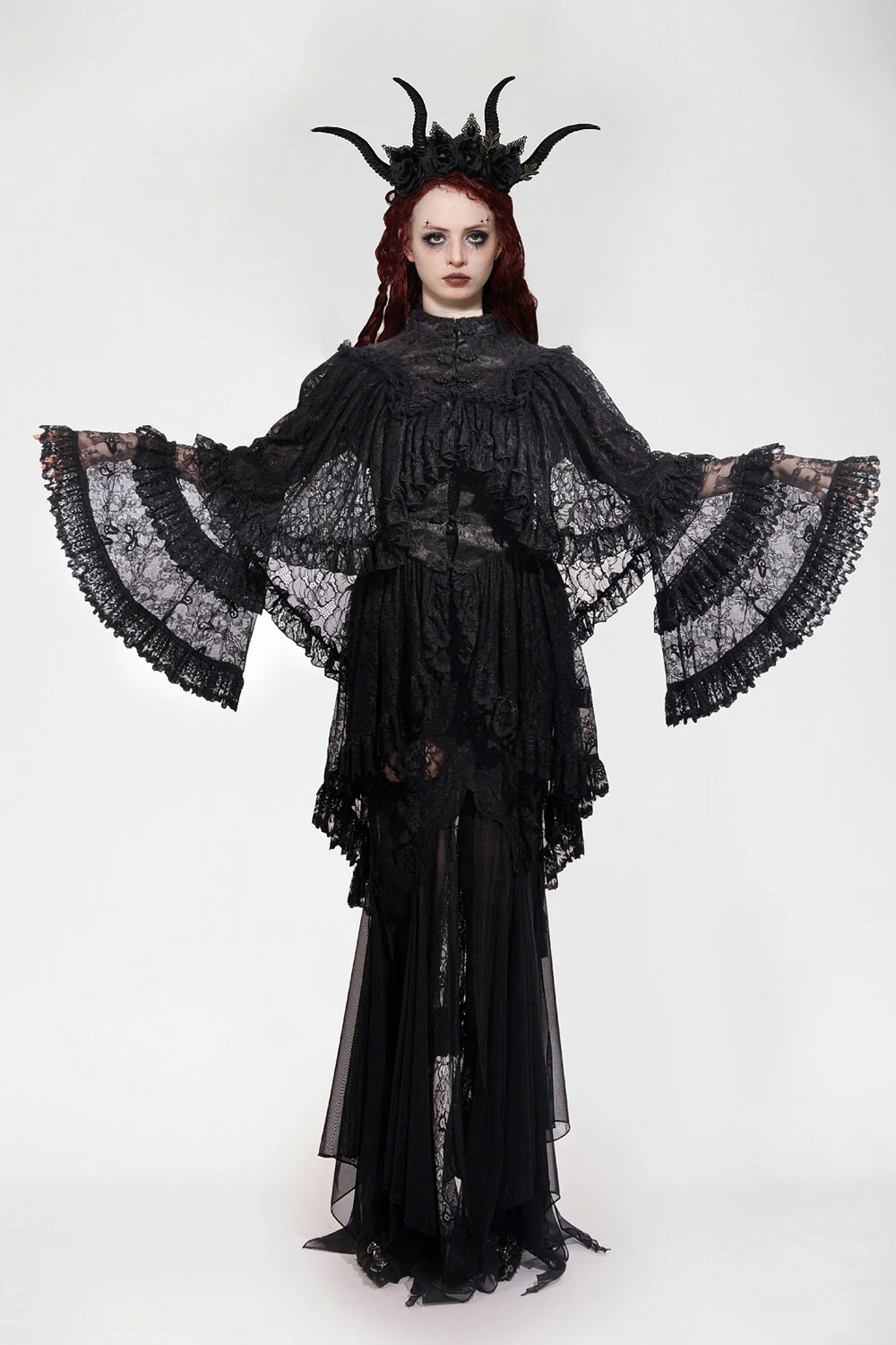 Vampire Vatican Lace Cloak - Image 8