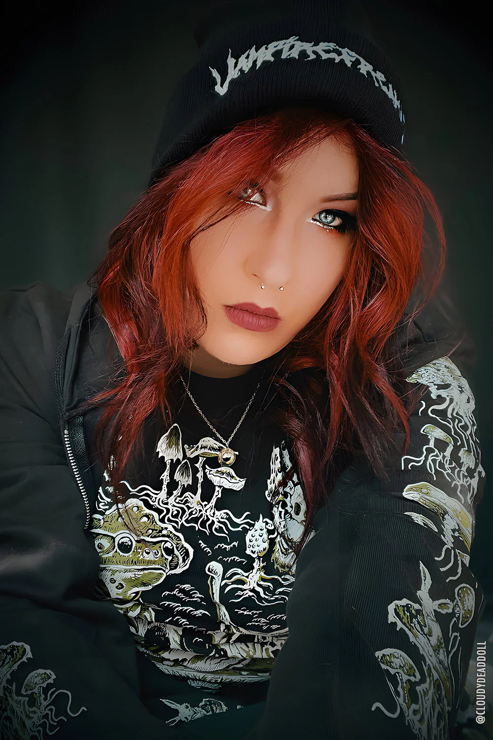 VampireFreaks Logo Beanie - Image 4